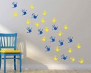 Kids Hand Prints Wall Stickers Nursery Play Room
